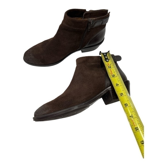 SOFFT ANKLE BOOTS VASANTI COFFEE SUEDE Zip Boots Brown size 6.5 M - Picture 7 of 11